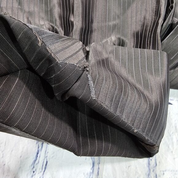 Carlo Pignatelli MENS SIZE US 38X27 Brown Shiny Dress Pants Wool Blend ITALY - Picture 6 of 14